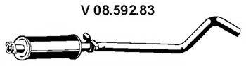 Передглушувач вихлопних газів EBERSPACHER 08.592.83
