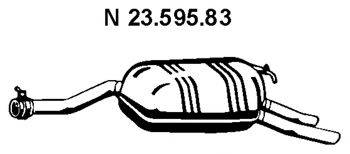Глушник вихлопних газів кінцевий EBERSPACHER 23.595.83