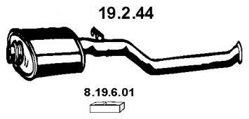 EBERSPACHER 19244 Средний глушитель выхлопных газов