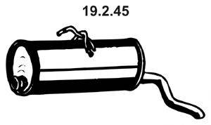 EBERSPACHER 19245 Глушитель выхлопных газов конечный