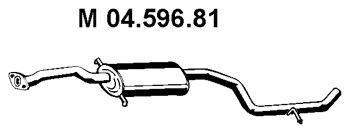 Середній глушник вихлопних газів EBERSPACHER 04.596.81