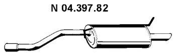 Глушитель выхлопных газов конечный EBERSPACHER 04.397.82
