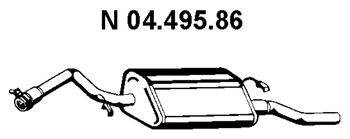Глушитель выхлопных газов конечный EBERSPACHER 04.495.86