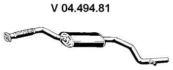 Передглушувач вихлопних газів EBERSPACHER 04.494.81