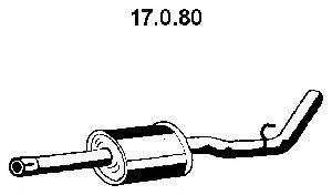 Передглушувач вихлопних газів EBERSPACHER 17.0.80