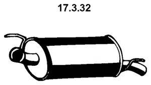 Глушник вихлопних газів кінцевий EBERSPACHER 17.3.32