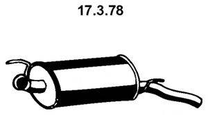 Глушник вихлопних газів кінцевий EBERSPACHER 17.3.78