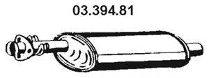 Середній глушник вихлопних газів EBERSPACHER 03.394.81