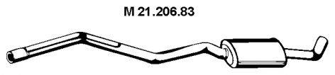 Середній глушник вихлопних газів EBERSPACHER 21.206.83