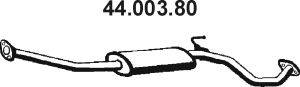 Середній глушник вихлопних газів EBERSPACHER 44.003.80