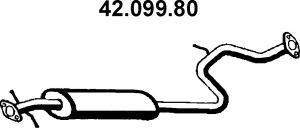 EBERSPACHER 4209980 Середній глушник вихлопних газів