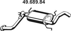 Глушник вихлопних газів кінцевий EBERSPACHER 49.689.84