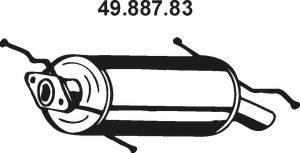 Глушитель выхлопных газов конечный EBERSPACHER 49.887.83