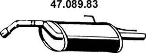 Глушник вихлопних газів кінцевий EBERSPACHER 47.089.83