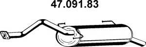 Глушник вихлопних газів кінцевий EBERSPACHER 47.091.83