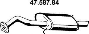 Глушник вихлопних газів кінцевий EBERSPACHER 47.587.84