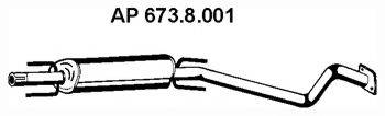 Середній глушник вихлопних газів EBERSPACHER 673.8.001