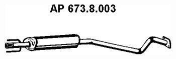 Середній глушник вихлопних газів EBERSPACHER 673.8.003