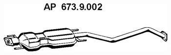 Середній глушник вихлопних газів EBERSPACHER 673.9.002