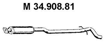 Середній глушник вихлопних газів EBERSPACHER 34.908.81