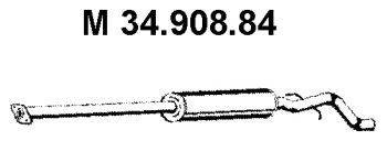 EBERSPACHER 3490884 Средний глушитель выхлопных газов