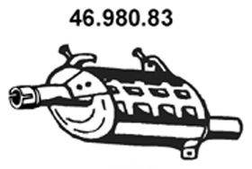 Глушник вихлопних газів кінцевий EBERSPACHER 46.980.83