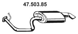 Глушитель выхлопных газов конечный EBERSPACHER 47.503.85