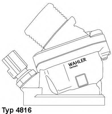 Термостат, що охолоджує рідину WAHLER 4816.90D