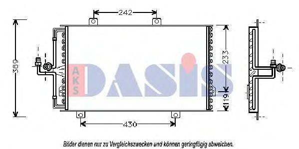 Конденсатор, кондиціонер AKS DASIS 012030N