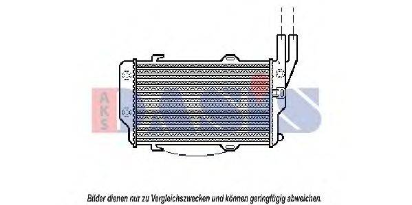 Радиатор, охлаждение двигателя AKS DASIS 040018N