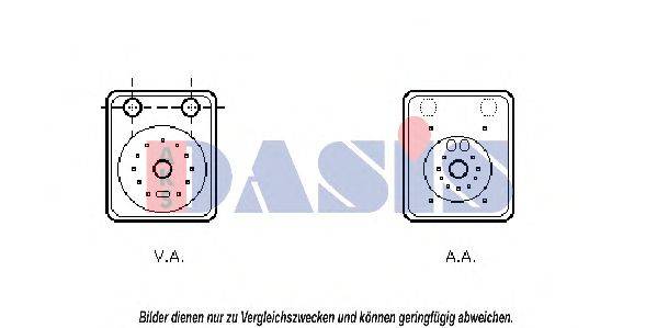 масляний радіатор, моторне масло AKS DASIS 040024N