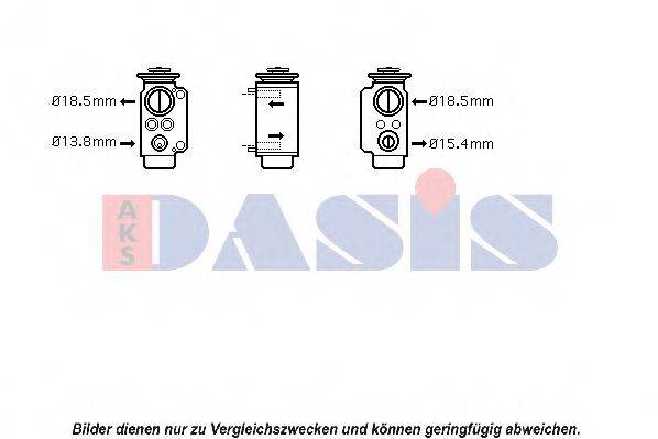 Розширювальний клапан, кондиціонер AKS DASIS 050003N