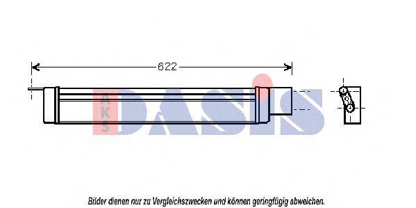 AKS DASIS 056004N масляный радиатор, двигательное масло