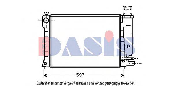 AKS DASIS 060190N Радиатор, охлаждение двигателя