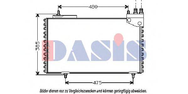 Конденсатор, кондиціонер AKS DASIS 062000N