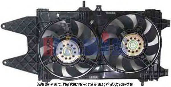 Вентилятор, охлаждение двигателя AKS DASIS 088057N