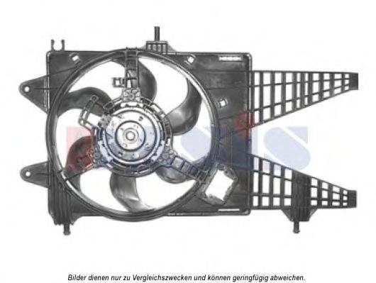 Вентилятор, охолодження двигуна AKS DASIS 088081N