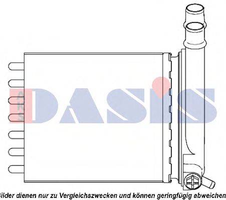 Теплообмінник, опалення салону AKS DASIS 089006N