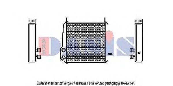 масляний радіатор, моторне масло AKS DASIS 126250N