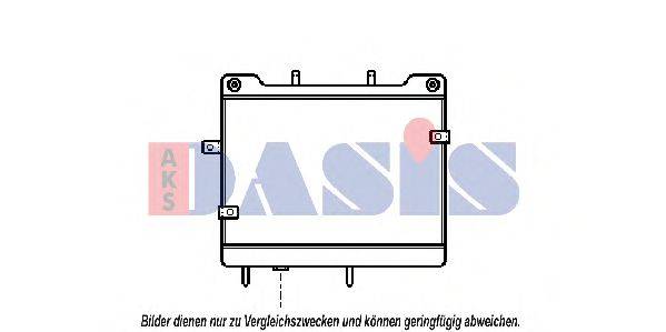 AKS DASIS 126400N масляный радиатор, двигательное масло