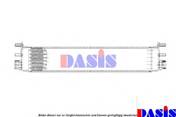 AKS DASIS 126430N масляный радиатор, двигательное масло