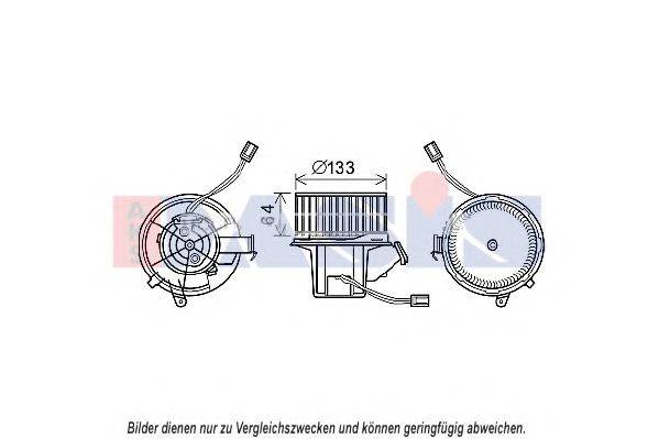Вентилятор, охолодження двигуна AKS DASIS 128138N
