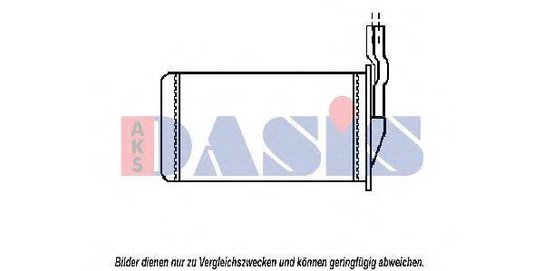 Теплообмінник, опалення салону AKS DASIS 189080N