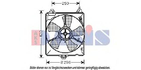 Вентилятор, охлаждение двигателя AKS DASIS 218032N