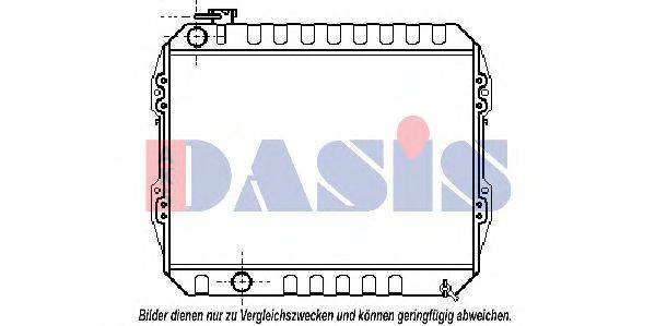 AKS DASIS 240030N Радіатор, охолодження двигуна