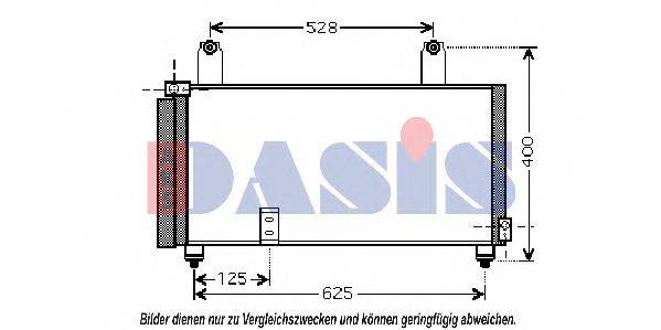 Конденсатор, кондиционер AKS DASIS 322015N