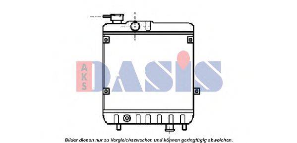 Радіатор, охолодження двигуна AKS DASIS 330002N
