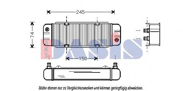 масляний радіатор, моторне масло AKS DASIS 486130N