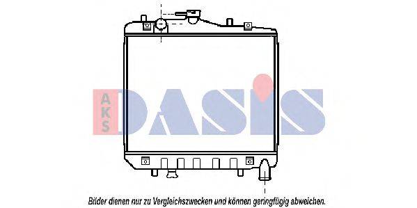 AKS DASIS 510013N Радиатор, охлаждение двигателя