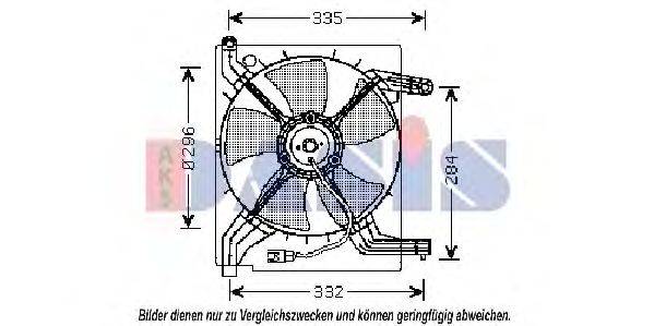 AKS DASIS 518014N Радиатор, охлаждение двигателя